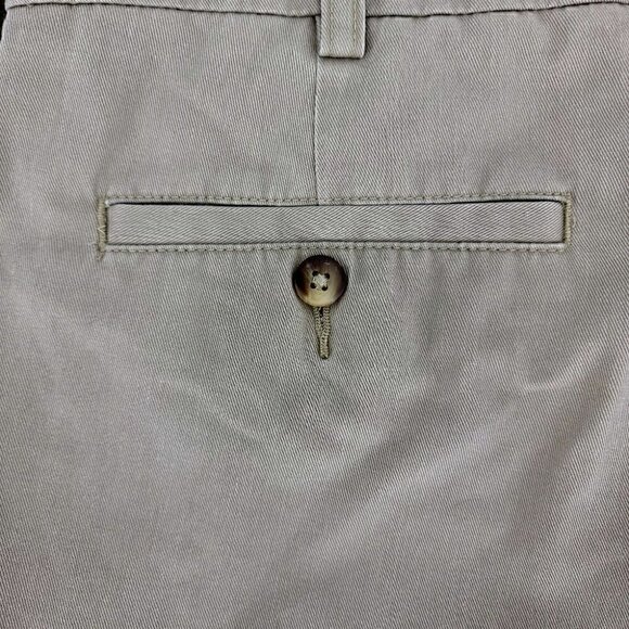 Croft & Barrow Men's 32 x 32 Tan Straight Leg Casual Pants Button Zipper - Picture 8 of 12